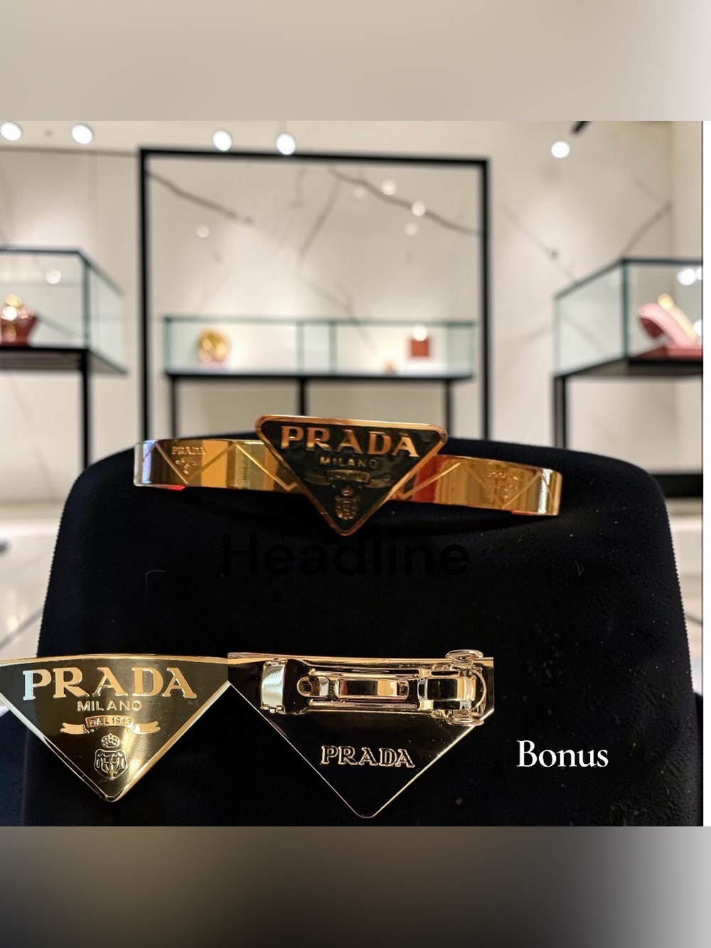 Gold Triangle Logo Bracelet
